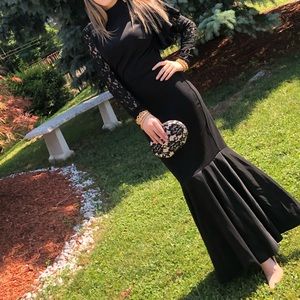 Black evening dress